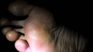 sleeping　foot