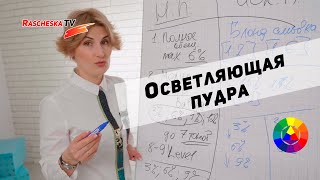 Основные методы работы с осветляющей / обесцвечивающей пудрой.