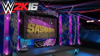 WWE 2k16 PC: Sasha Banks Updated Entrance Graphics Preview (WIP)