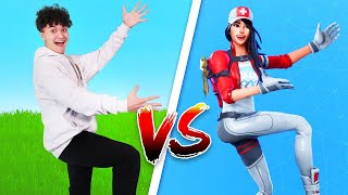 FORTNITE DANCE CHALLENGE IN REAL LIFE (*NEW* Emotes & Dances)