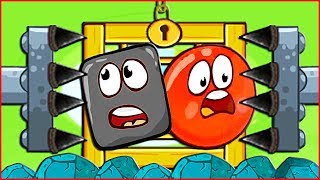 КРАСНЫЙ ШАРИК И ДОБРЫЙ КВАДРАТ ПРОТИВ ЗЛЫХ ОГОНЬ И ВОДА мульт ШАР RED BALL 4 Volume 5 INTO THE CAVE