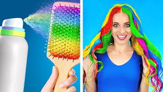 KIAT DAN TRIK RAMBUT KEREN BUAT CEWEK || Tips Kecantikan DIY Lucu oleh 123 GO Like!