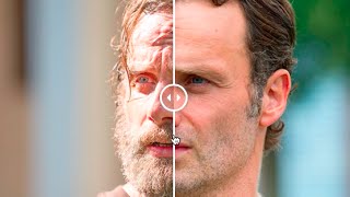 Rick Grimes - The Beard - Before and After (Shave)