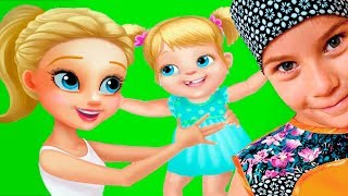 СУМАТОШНАЯ НЯНЯ смешное ВИДЕО ДЛЯ ДЕТЕЙ Новый игровой мультик детская игра Tabtale