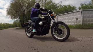 Motorcycle day with custom Honda VRX 400 in Moscow (GoPro Hero 5 + DJI Mavic)
