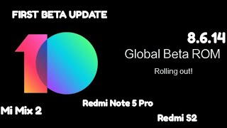 Miui 10 Global BETA 8.6.14 Rolling Out review (RN 5 PRO Dual 4G|| Android 8.1)