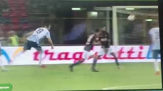 Jasmin Kurtic goal Bologna-Spal 0-1 2018.08.19.