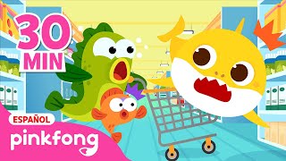️TODOS los Episodios de Tiburón Bebé Canciones de Seguridad | Pinkfong en español