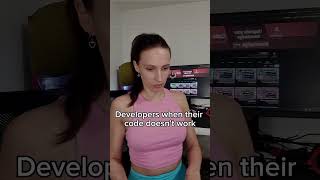Developers when their code doesn't work #shorts #coding #developers #developerslife #code