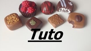Tuto Fimo - Chocolats pour la fête des pères