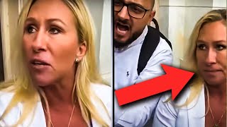 Marjorie Taylor Greene's BS Gets Shut Down By Protesters