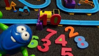 Funny train numbers for children цифры на английском для детей паровоз english