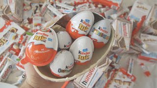 Surprise Eggs + Kinder Joy