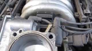 Чистка дроссельной заслонки на AUDI A6 C5 2.8