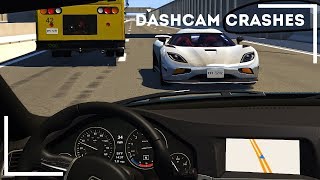 Dash Cam Crashes Compilation #01 [Real Life Sounds] - BeamNG drive