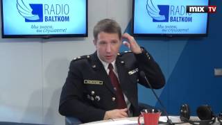 Начальник управления безопасности движения Госполиции Нормунд Крапсис в программе "Разворот"