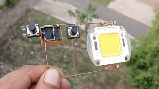 HOW TO MAKE PUSH ON/OFF LIGHT SWITCH