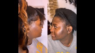 Frontal Sewin Talk Through Tutorial + Spiral Curls| Giift.org