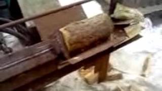 самодельный дровокол к самодельному трактоу часть 4 log splitter for tractor