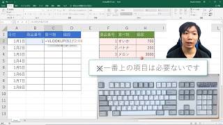 ExcelのVLOOKUP関数の使い方【超初心者編】