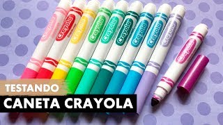 REVIEW: CANETA CRAYOLA | Primeiro Rabisco