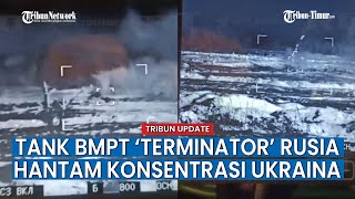 Konsentrasi Ukraina di Avdeevka Diratakan Tank BMPT Rusia dalam Satu Pukulan