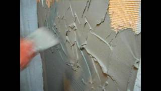 штукатурка стен по маякам цементным раствором своими руками видео