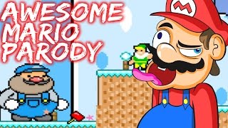 AMAZING MARIO PARODY - SUPER PLUMBER MAN