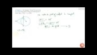 Two tangents TP and TQ are drawn to a circle with centre O from an external point T. Prove that ...