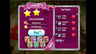 Pet Rescue Saga Level 1879  -  no boosters