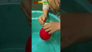 TINTA BIRU DALAM BALON ! #shorts #shortvideo #ballon #balloon #ballons #balloons #youtubeshorts #fyp