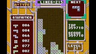 TAS Speed Run: Tetris record SNES