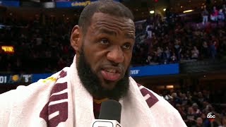 LeBron James Postgame Interview | Pacers vs Cavaliers - Game 7 | April 29, 2018 | 2018 NBA Playoffs