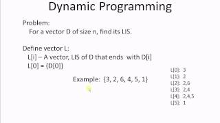 Dynamic Programming #1: Longest Increasing Subsequence