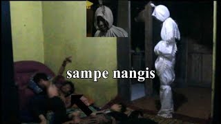 Ngakak lagi pada enak tidur di prank pocong auto nangis