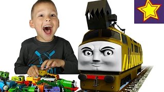 Паровозики Томас и его друзья распаковка Дизеля 10 Thomas & Friends Diesel 10 unboxing