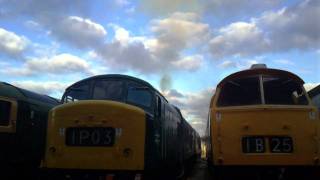 Class 45; 45108 starting