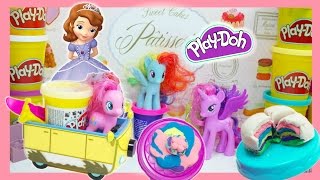 My Little Pony Play Doh Sofia the First Cake MLP toys