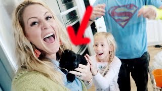 ? SURPRISE PUPPY ON TEEN'S FIRST BLACK FRIDAY SHOPPING DAY