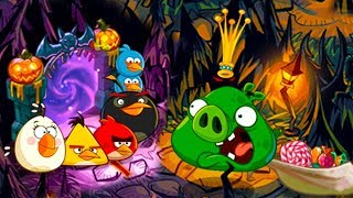 Мультик игра Angry Birds Epic #100 энгри бердс Хэллоуин детские страшилки #КРУТИЛКИНЫ