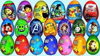 Киндер сюрприз на русском языке - распаковка игрушки ТАчки Kinder Surprise toys play-doh