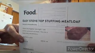 Stove Top Suffing Meatloaf an easy comfort food by a BBW SSBBW