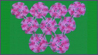 Шаль мотивами. Вязание мотива крючком. Мотивы крючком. Шаль крючком. (pattern. shawl. Crochet)