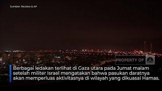 Pengeboman Besar besaran Israel, Bom dan Roket Hantam Jalur Gaza