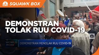 Masyarakat Demo di Perancis dan Jerman, Tolak RUU Covid-19