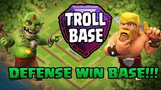 TROLL BASE : TH11 Troll Base Defense Win Base in LEGENDS LEAGUE 2017 with REPLAY | CLASH OF CLANS