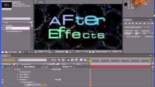 Adobe after effects yazıya hareket etkisi kazandırmak 29