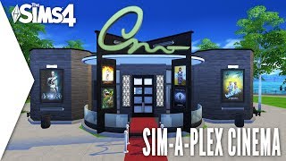 THE SIMS 4 SPEED BUILD #358 - SIM-A-PLEX CINEMA
