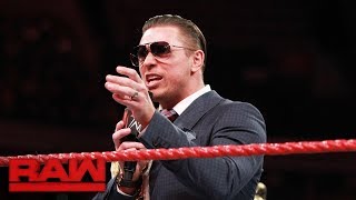 The Miz demands respect from Raw General Manager Kurt Angle: Raw, Aug. 28, 2017