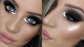 NYE Glam Makeup Tutorial for Hooded Eyes! | STEPHANIE LANGE